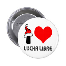 J'aime la conception de Lucha Libre Badge Avec Épingle