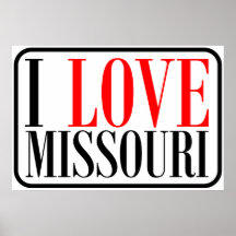 J'aime la conception du Missouri Posters