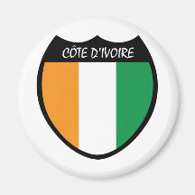 J'aime la Côte d'Ivoire Aimants