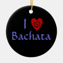 J'aime la coutume latine de danse de coeur de Bach Décoration De Noël