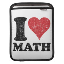 J'aime la douille d'iPad de Rickshaw de maths (de  Poches iPad