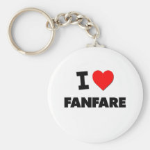 J'aime la fanfare porte-clé