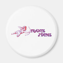 J'aime la France Aimants