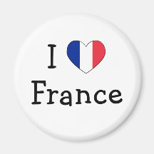 J'aime la France Aimants Pour Réfrigérateur