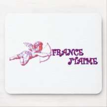 J'aime la France Tapis De Souris