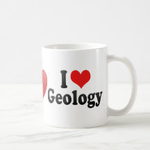J'aime la géologie tasses