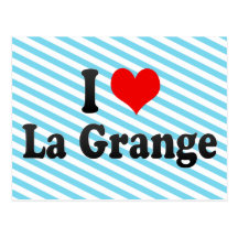 J'aime la grange de La, Etats-Unis Cartes Postales