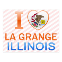 J'aime la grange de La, IL Cartes Postales