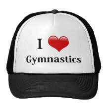 J'aime la gymnastique casquette de camionneur