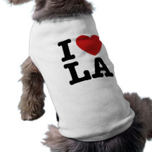 J'aime la LA T-shirt Pour Toutou