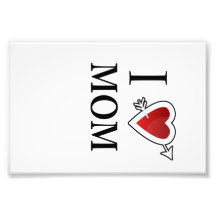 j'aime la maman impressions photo