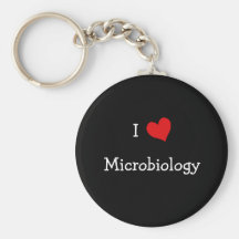 J'aime la microbiologie porte-clef