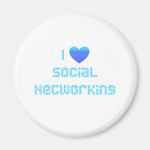 J'aime la mise en réseau sociale aimant