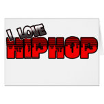 J'aime la musique de HIP HOP Carte