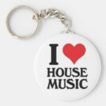 J'aime la musique Keychain de Chambre Porte-clés