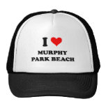 J'aime la plage le Wisconsin de parc de Murphy Casquettes De Camionneur