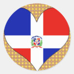 J'aime la République Dominicaine Autocollants