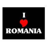 J'aime la Roumanie Cartes Postales