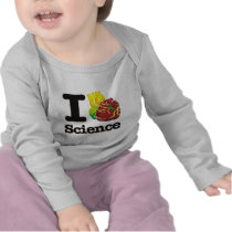 J'aime la Science de coeur t-shirts