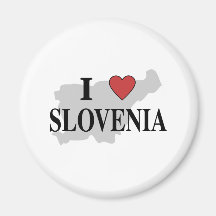 J'aime la Slovénie Aimant