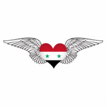 J'aime la Syrie - ailes Photo En Découpe