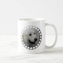 J'aime la tasse de café de Grands Pyrénées