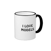 J'AIME LA TASSE DE CAFÉ DE MODÈLES
