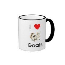 J'aime la tasse de chèvres