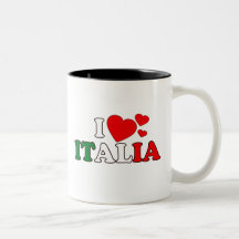 J'aime la tasse de l'Italie