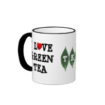 J'aime la tasse de thé vert - tasse personnalisabl