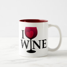 J'aime la tasse de vin