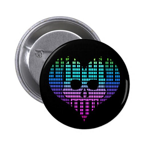 J'aime la techno d'Emo Badge Avec Épingle