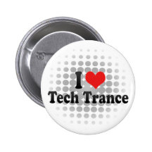 J'aime la transe de technologie badges avec agrafe