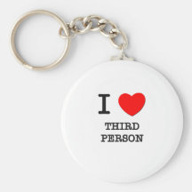 J'aime la troisième personne porte-clé