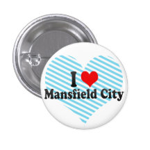 J'aime la ville de Mansfield, Etats-Unis Badge