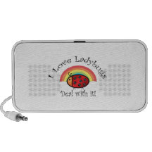 J'aime l'affaire de coccinelles avec elle haut-parleur iPod