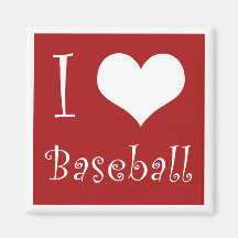 J'aime l'aimant de base-ball