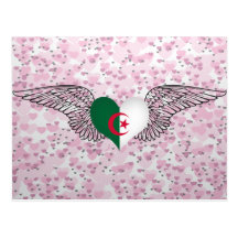 J'aime l'Algérie - ailes Carte Postale