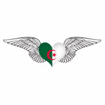 J'aime l'Algérie - ailes Découpages En Acrylique