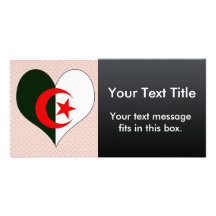 J'aime l'Algérie Photocartes Personnalisées