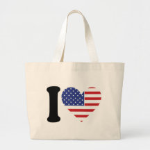J'aime l'Amérique Sac En Toile