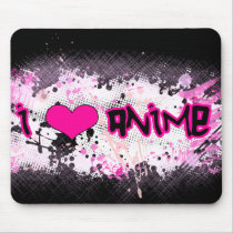 J'aime l'Anime Mousepad tapis de souris