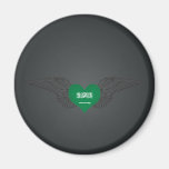 J'aime l'Arabie Saoudite - ailes Magnets Pour Réfrigérateur