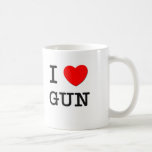 J'aime l'arme à feu mug