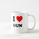 J'aime l'arme à feu mugs