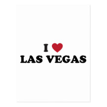 J'aime Las Vegas Nevada Cartes Postales