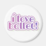 J'aime le ballet magnets