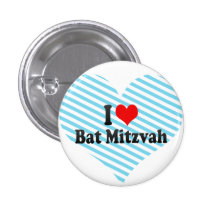 J'aime le bat mitzvah pin's avec agrafe