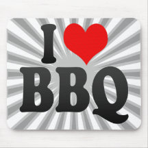 J'aime le BBQ Tapis De Souris