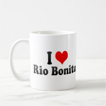 J'aime le bonito de Rio, Brésil Mugs À Café